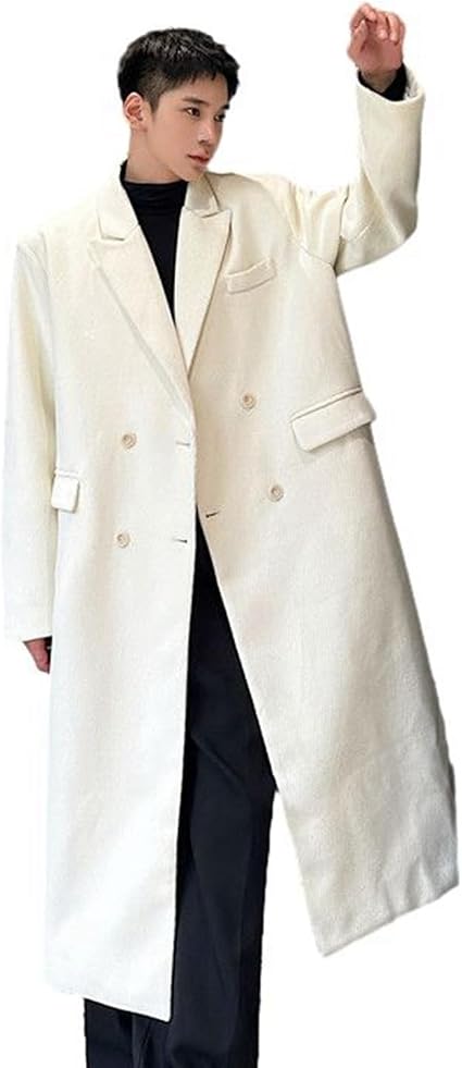 Amazon | [GUREITOJP] ロングコート メンズ チェスターコート ラシャ